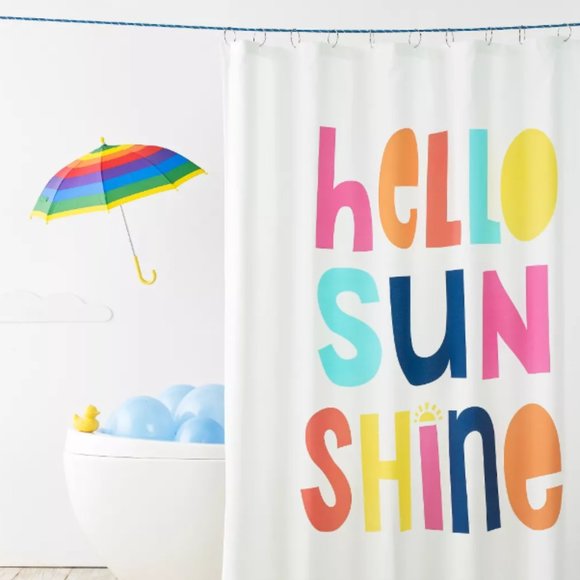 Pillowfort Other - Hello Sunshine Shower Curtain